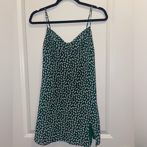 Y2K Princess polly green mini floral slip dress - Picture 4 of 8